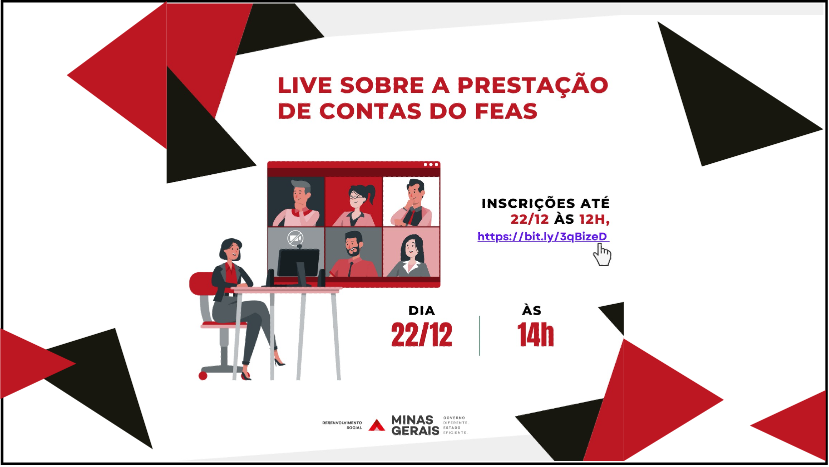 Sedese realiza live sobre Fundo Estadual de Assistência Social